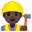 construction worker dark skin tone