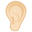 ear light skin tone