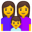 family: two woman, boy