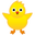 front-facing baby chick