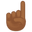 index pointing up medium-dark skin tone