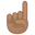 index pointing up medium skin tone