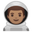 man astronaut medium skin tone