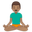 man in lotus position medium skin tone