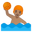 man playing water polo medium skin tone