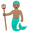 merman medium skin tone