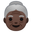 old woman dark skin tone