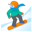 snowboarder medium skin tone