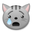 crying cat face