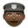 police officer dark skin tone