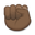 raised fist dark skin tone