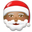 Santa Claus medium-dark skin tone