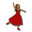 woman dancing medium skin tone