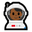 man astronaut medium-dark skin tone