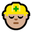 man construction worker medium-light skin tone