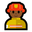 man firefighter medium-dark skin tone