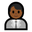 man office worker medium-dark skin tone