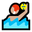 man playing water polo medium-light skin tone