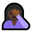 person facepalming dark skin tone