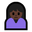 person frowning dark skin tone