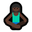 person in lotus position dark skin tone