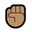 raised fist medium skin tone