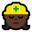 woman construction worker dark skin tone