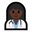 woman health worker dark skin tone