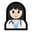 woman health worker light skin tone