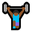 woman lifting weights medium-dark skin tone