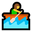 woman rowing boat