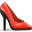 high-heeled shoe