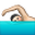 person swimming