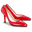 high-heeled shoe