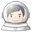 man astronaut light skin tone