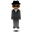 man in suit levitating medium-dark skin tone