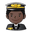 man pilot dark skin tone