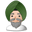 person wearing turban