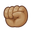 raised fist medium skin tone