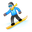 snowboarder light skin tone