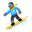 snowboarder medium-dark skin tone