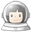 woman astronaut light skin tone