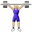 woman lifting weights medium-light skin tone