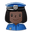 woman police officer dark skin tone