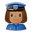 woman police officer medium skin tone