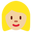 blond-haired woman medium-light skin tone
