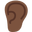 ear dark skin tone