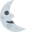 last quarter moon face