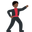 man dancing dark skin tone