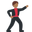 man dancing medium-dark skin tone